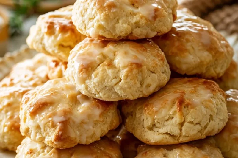 Easy homemade bizcochitos glaseados recipe with sweet glaze