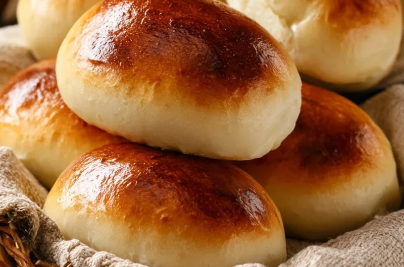 Delicious homemade pebetes with soft and fluffy texture