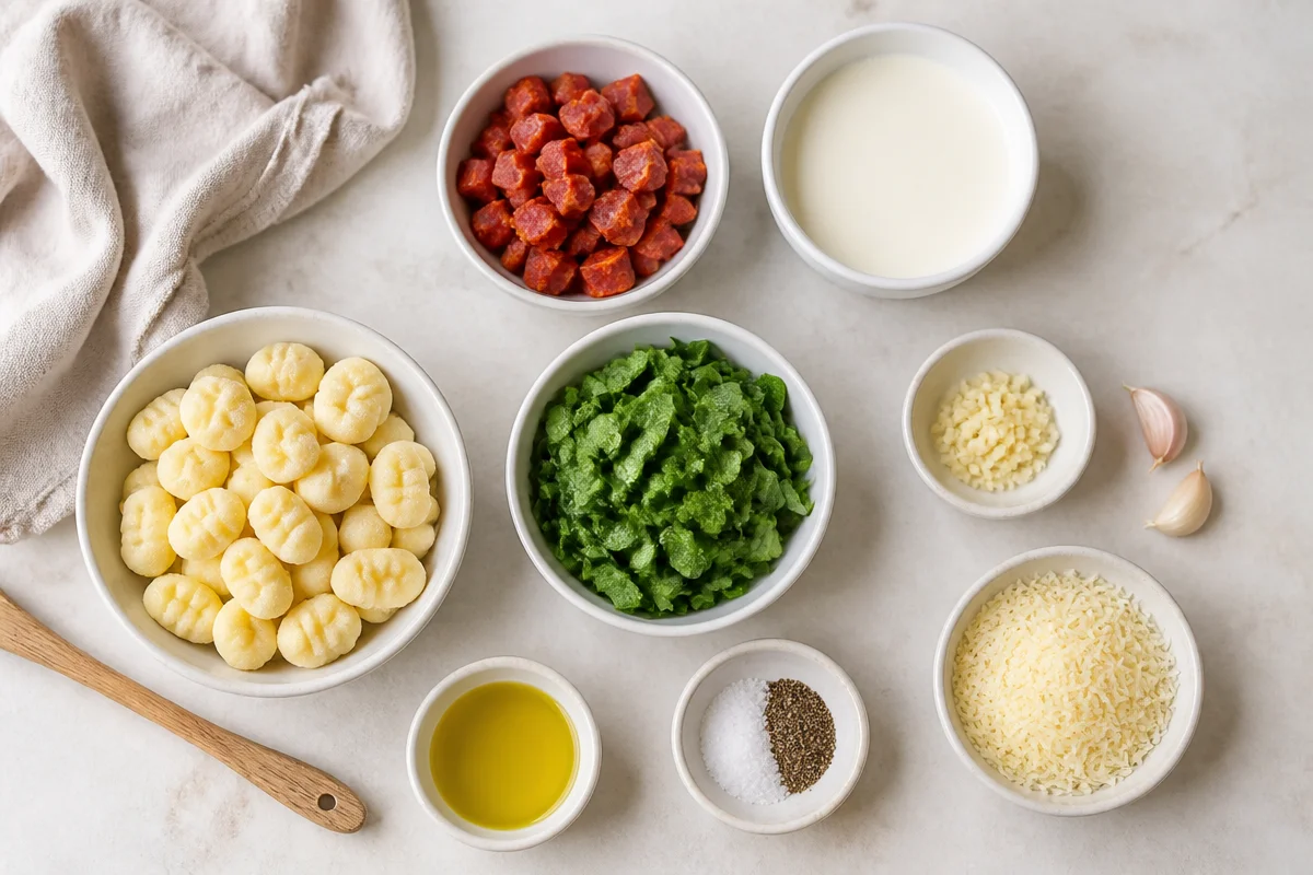 Creamy Chorizo Gnocchi