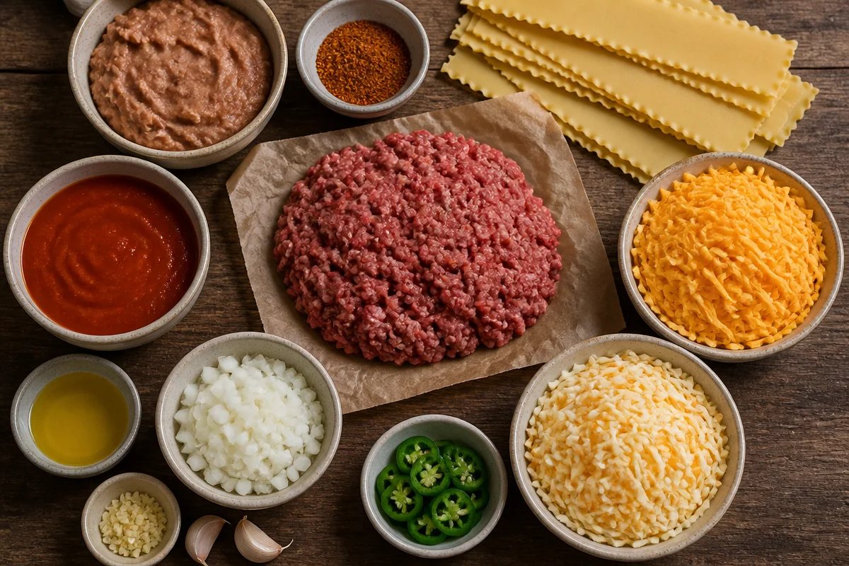 Crispy Taco Lasagna Casserole