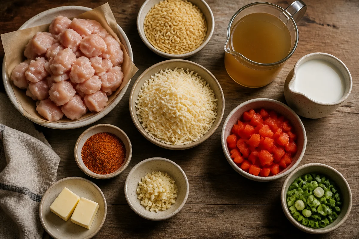 One-Pot Cajun Chicken Alfredo Orzo